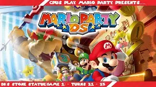 Mario Party DS - DK's Stone Statue(Game 1) - Turns 21 - 25