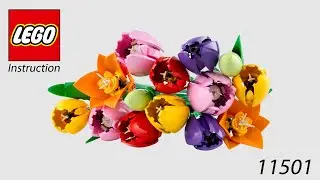LEGO Instruction - The Botanical Collection - 11501 - Tulip Bouquet