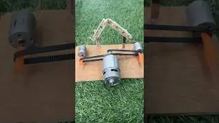 DC Motor Generates Electricity | DIY Renewable Energy Hack! #shorts #trending
