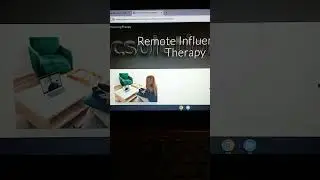 My Google sites website hub for Remote Influencing Therapy