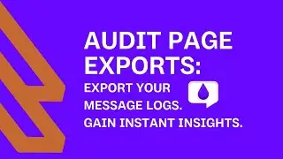 Export Your Message Audit Logs