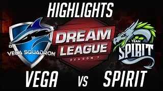 Vega vs Spirit -New Roster Debut!  DreamLeague Season 7 EU Highlights Dota 2 by Time 2 Dota #dota2