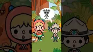 red hooded girl and wolf#shorts #tocaboca #tocalifeworld