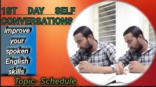 1stDay Self conversation by Radhey talk @english , improve your spoken English and communication