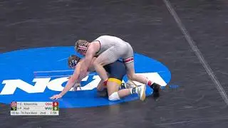 165lbs Carson Kharchla (Ohio State) vs Peyton Hall (West Virginia)