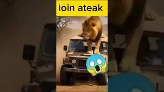 &ldquo;A Lion Attacks Your Car! (Hyper Real AI Shot)&rdquo;&rdquo;|AI Short#lion .  #animals #viral #foryou #shorts