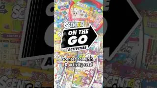 Have lots of scented fun with Scentos On The Go Activities! Colour-in puzzles, stickers & more 😍🍏