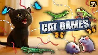 Ultimate CAT GAMES Compilation | 3D Game For Cats To Watch | Happy Cat Games #11 😻 4k 60FPS