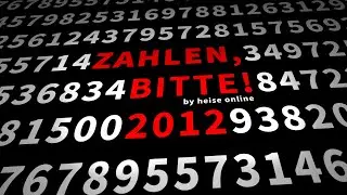 Als das Leben im Jahr 2012 noch Zukunftsmusik war (Teil 1) | Zahlen, bitte!