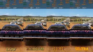 Wreckfest - Low vs. Medium vs. High vs. Ultra | GTX 1050Ti + Intel Xeon X3470