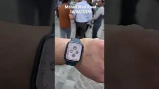 Manali Mall Road real crowd video of June #manali #manalimallroad