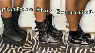 ✩trying on all my platform shoes | UNIF, DEMONIAS DR.MARTENS✩