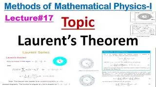 Laurent's Theorem | Laurent's Series in Urdu/Hindi