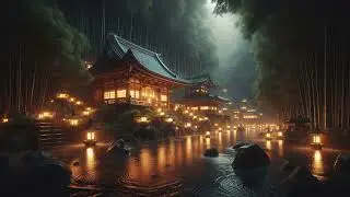 Relaxing Zen Temple Rain Journey to Fall Asleep To 🌧️ (Deep Sleep Journey)