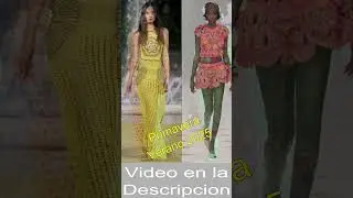 Tendencias Moda Primavera Verano 2025 | Prendas en CROCHET