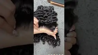 Raw Indian Natural Curly HD Lace Closure & Hair Bundles@flowywig #rawindianhumanhair #hairbundles
