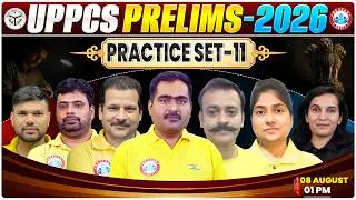 UPPCS Prelims 2026 | UP PCS Pre Practice Set 11 | UPPSC Full Practice | UPPCS By RWA Civil Team
