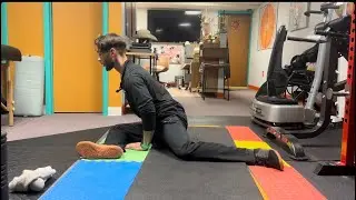 Seated 90/90 Hip Stretch + Iso-Ramping (Contract/Relax) (PAILs/RAILs)