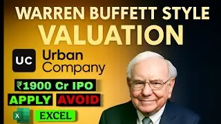 Urban Company Intrinsic Valuation | Financial Modelling | DCF | Excel | IPO Review |