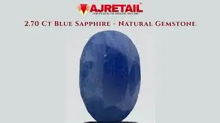 💎 2.70 CT Blue Sapphire &ndash; Natural Gemstone #naturalgemstone #ajretail