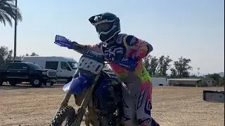 Perris raceway vet and main track yz250f GoPro 