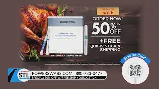 Power Swabs offers 50% off teeth whitening!