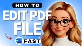 How to Edit a PDF File in Microsoft Word - 2025