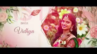 Tamil Digital Invitation | Floral Theme | Cinematic Type | G Creative Media