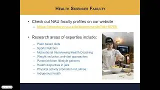 NAU MPH Nutrition Program Fall 2022 Recruitment Video - BRIEF