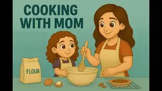 Cooking With Mom! 🍳 Mix, Stir & Sing! Preschool Cooking Song for Kids