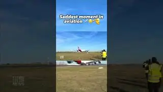 Saddest moment in aviation ✈️😢🫡 - #aviation #planes #avgeeks #airline #flight #747 #fyp