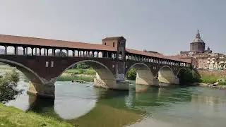 Ponte Coperto / covered bridge in Pavia