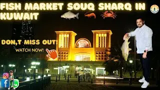 🐟&rdquo;Inside Souk sharq Fish Market Kuwait 🐟🦐🐠🦀￼|| Fresh seafood & Market Tour &ldquo; || Praveen vennu ||