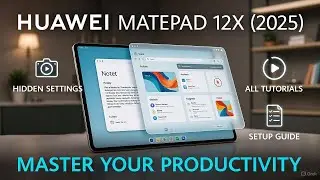 Huawei MatePad 12X (2025) &ndash; All Tutorials, Hidden Settings & Setup Guide