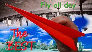 How to make a super megajet paper airplane that flies at 1000 feet
