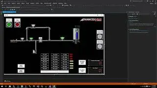 AdvancedHMI Project: Single Screen Filtration System Control