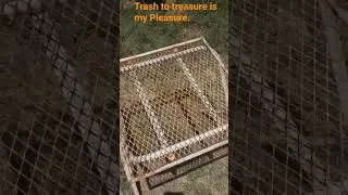 #trashtotreasure #metalicpaint #savemoney #easydiy #backyarddiy #hobby #lowbudget