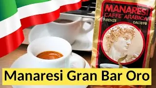 Manaresi Gran Bar Oro 🇮🇹☕ - Zubereitung als doppelter Espresso, Singleshot und Cappuccino