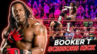 Booker T&rsquo;s Scissors Kick Compilation 🔥 Spine-Shattering Finisher Moments!