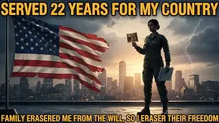 SERVED 22 YEARS FOR MY COUNTRY &mdash; FAMILY ERASED ME FROM THE WILL, SO I ERASED THEIR FREEDOM.