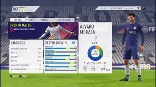 FIFA 18|Alvaro Morata pro clubs look alike!