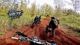 Trail riding E-Bikes in Hawaii