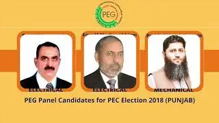 PEG Candidates for PEC Elections 2018