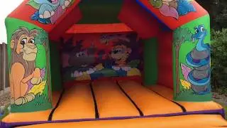 Jungle Themed Bouncy Castle