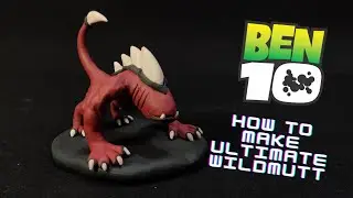 How to make ultimate wildmutt | ben 10 | clay tutorial