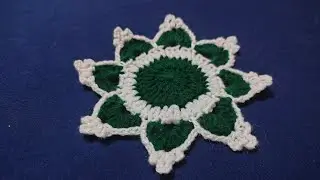 Crochet Star Motif Tutorial ( How to crochet a beautiful star flower 🌹💐) Kalpana Tutorials 