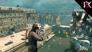Best Army Sniper Game! Sniper Elite V2 Remastered PS4 PRO GAMEPLAY