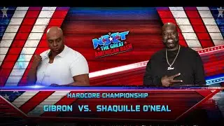Gibron vs. Shaquille O' Neal - Ladder Match #greatamericanbash #wrestling #fight #wwe #gamingvideos