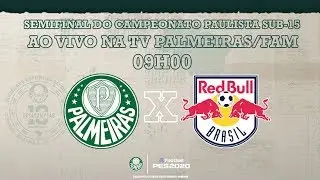 ÍNTEGRA! PALMEIRAS 1 X 1 RED BULL BRASIL - CAMPEONATO PAULISTA SUB-15