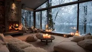 Snowy Evening Piano Ambience | Gentle Notes for Relaxation, Rest & Quiet Concentration